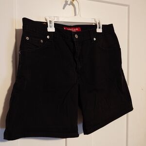 Levi's Black Stretch Classic Jean Shorts Jorts - Sized 10 Mis